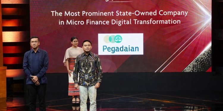 Dorong Transformasi Digital, Pegadaian Raih Penghargaan Prominent Award 2023