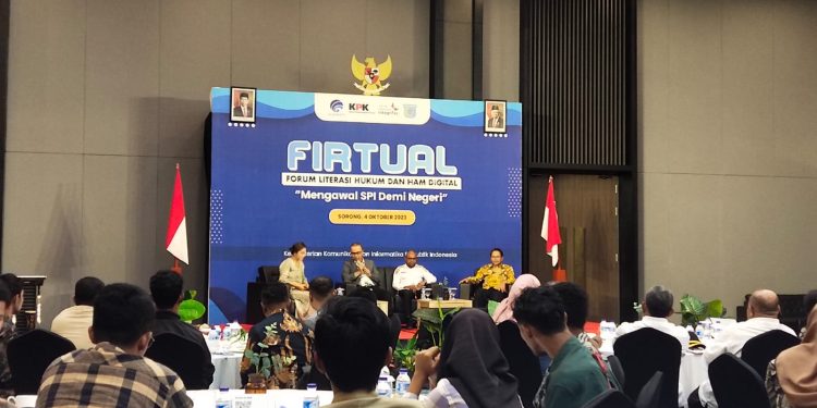 Cegah Korupsi, KPK-Kominfo Lakukan Sosialisasi SPI 2023