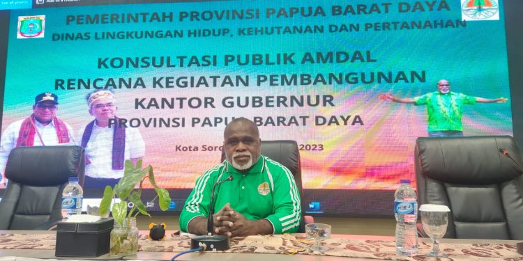 Rencana Pembangunan Kantor Gubernur PBD, Dinas LHKP Gelar Konsultasi Publik AMDAL