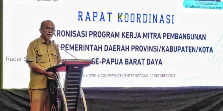 Pemprov PBD Gelar Rakor Sinkronisasi Program Kerja Mitra Pembangunan