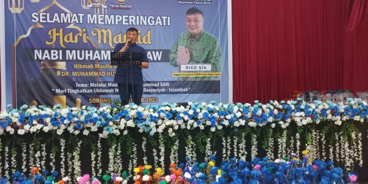Rico Sia Berbagi dalam Peringatan Maulid Nabi Muhammad SAW