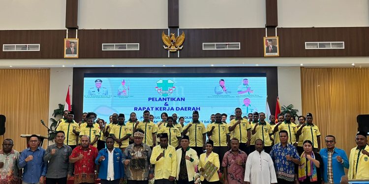 Hadiri Pelantikan Pemuda Katolik, Pj Gubernur: Tambah Kekuatan Bangun PBD!