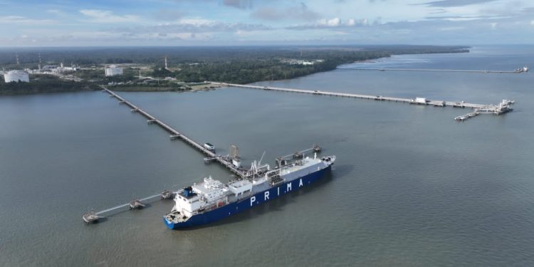 Pengapalan Perdana Produksi Gas Train 3 Tangguh ke Aceh