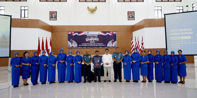 Keluarga Besar Koarmada III Ikuti Sosialisasi Bank Indonesia