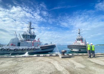 Dua Kapal Jenis Harbout Tug Perkuat Lantamal XIV Sorong
