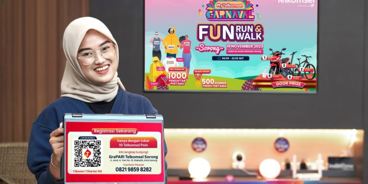 19 November, Telkomsel Gelar MyTelkomsel Carnaval Bertabur Doorprize