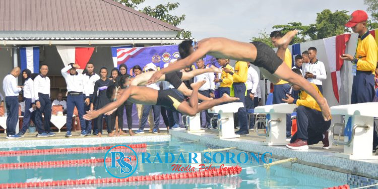 Tim Renang Koarmada III Sabet Tiga Medali Emas
