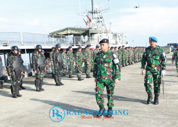 Koarmada III Gelar Pasukan Jelang Pengamanan Pemilu 2024