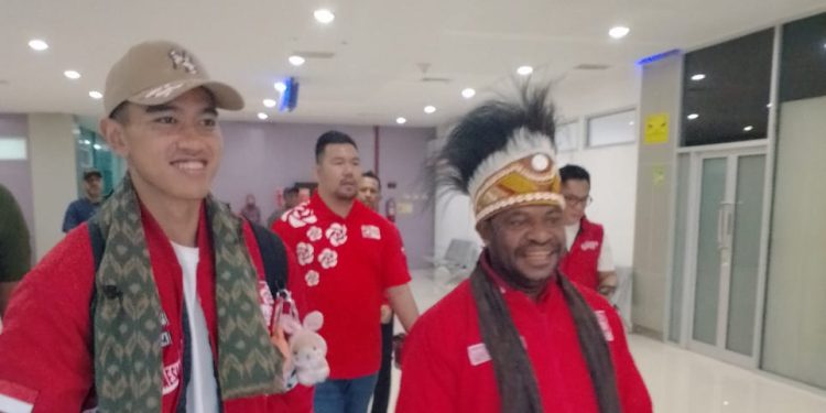 Kaesang Pangarep, Ketum PSI Tiba di Sorong