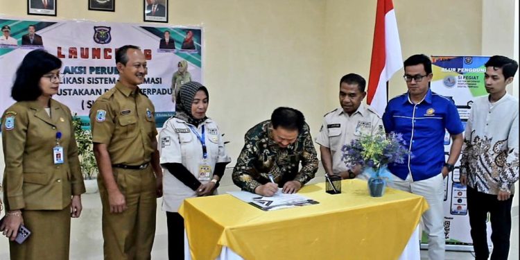 Kapusnas Launching SI PEGIAT, Wujudkan Perpustakaan Dalam Genggaman