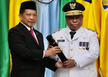 Ali Baham Temongmere Resmi  Jabat  Pj Gubernur Papua Barat