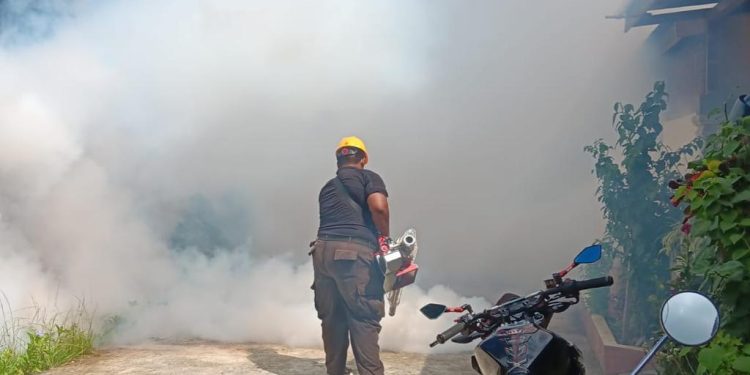 Kasus DBD Meningkat, Dinas Kesehatan Kabupaten Sorong Lancarkan Fogging