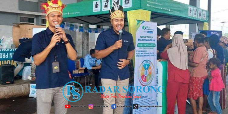 Sosialisasi KKBC, BPJAMSOSTEK Turun ke Pasar Modern Rufei