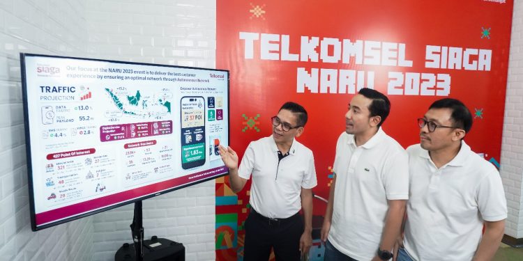 Semarak NARU, Telkomsel Hadirkan Posko Siaga-Optimalkan 233 Ribu BTS