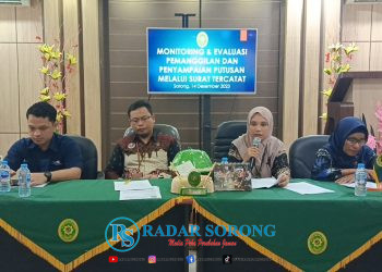 PA Sorong dan PT Pos Adakan Monev