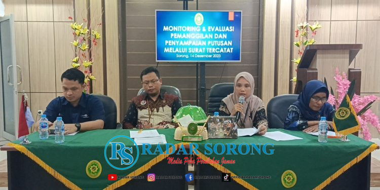 PA Sorong dan PT Pos Adakan Monev