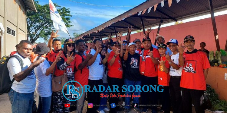 Sapa Warga Kabupaten Sorong, TPC Ga-Ma Kabupaten Sorong Turun ke Pasar Warmon
