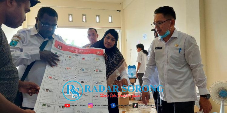 H-20 Jelang Pemilu, Pemkab Sorong Cek Kesiapan Logistik Surat Suara