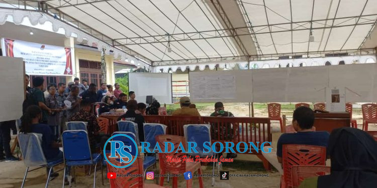 Rekapitulasi Hasil Pemilu di Distrik Aimas Dimulai