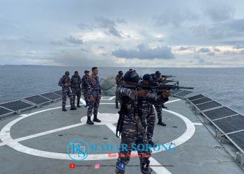Kolat Koarmada III Laksanakan Uji Terampil Gladi Tugas Tempur di KRI Kerapu-812