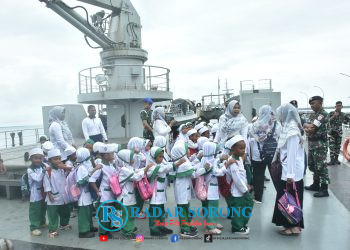 Koarmada III Tanamkan Nasionalisme dan Jiwa Bahari Sejak Dini