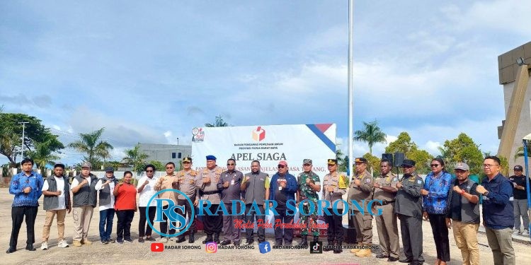 H-2 Memasuki Masa Tenang, Bawaslu PBD & Forkopimda Apel Siaga Patroli Pengawasan