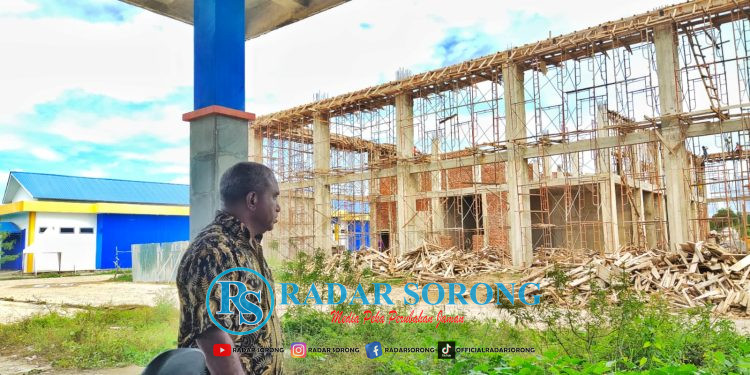 Pembangunan Kantor Terminal Tipe B Kota Sorong Sudah Capai 67%