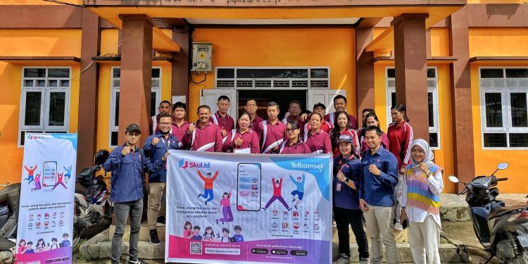 Akselerasikan Layanan Pendidikan Via Skull.Id , Telkomsel-SMAN 2 Sorong Jalin Kerjasama