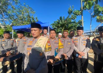 Kapolresta Sorong Kota Berlebaran di Kompleks Kokoda