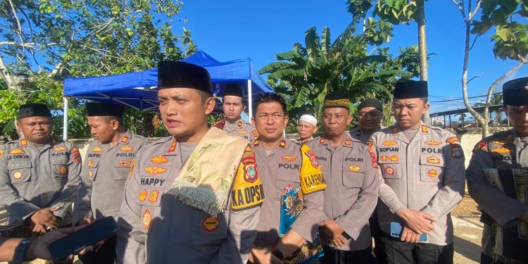 Kapolresta Sorong Kota Berlebaran di Kompleks Kokoda