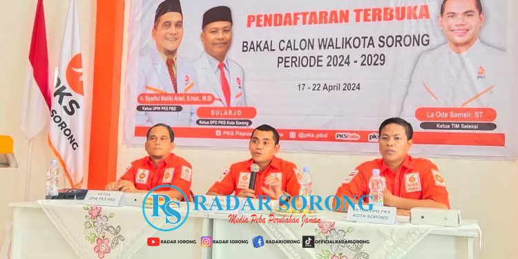 Prioritas OAP, DPD PKS Kota Sorong Buka Pendaftaran Bakal Calon Wali Kota Sorong