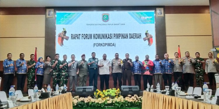 Pj Gubernur Gelar Rapat Tertutup dengan Forkopimda Se-Papua Barat Daya