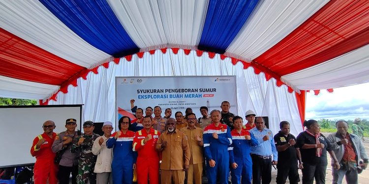 SKK Migas-Pertamina EP Lakukan Tajak Sumur Eksplorasi Buah Merah di Kabsor