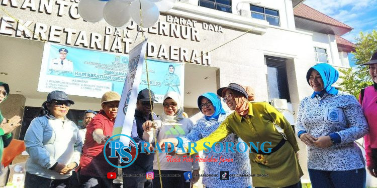 Canangkan HKG, TP PKK PBD Gelar Donor Darah-Senam Sehat Bertabur Hadiah Doorprize