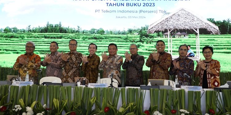 RUPST  Tahun Buku 2023, Telkom Bagikan Dividen Rp17,68 Triliun