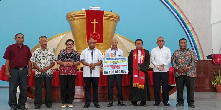 Pembangunan PAUD Imanuel, Pj Wali Kota Berikan Bantuan Rp200 Juta
