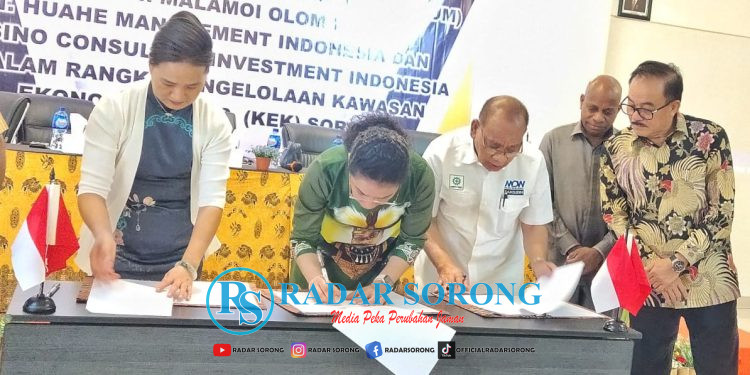 Penandatanganan Kerjasama, Pengelolaan Nikel KEK Sorong Gunakan Teknologi OESBF