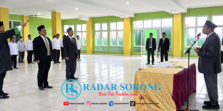 Lantik Warek 1 dan Warek 2, Rektor IAIN Sorong : Bukan Karena Pertemanan atau Kedekatan