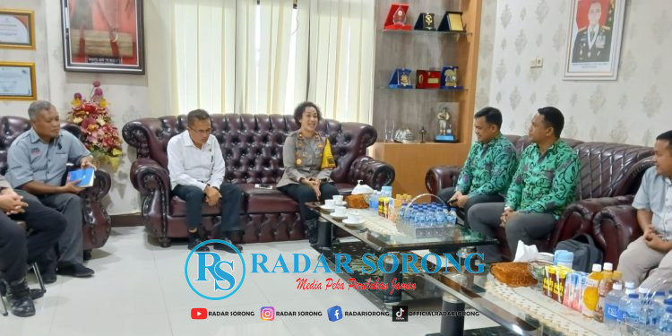 Wakapolres Sorong Terima Kunjungan Warek 1 IAIN Sorong