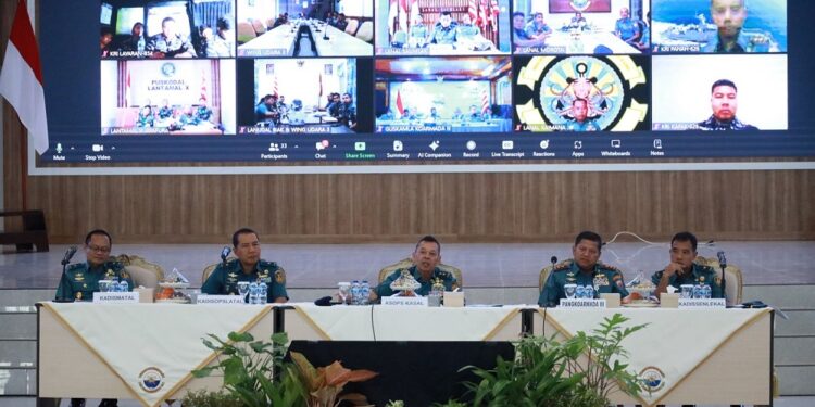 Empat Pejabat Mabesal Berikan Pengarahan Perwira Jajaran Koarmada III