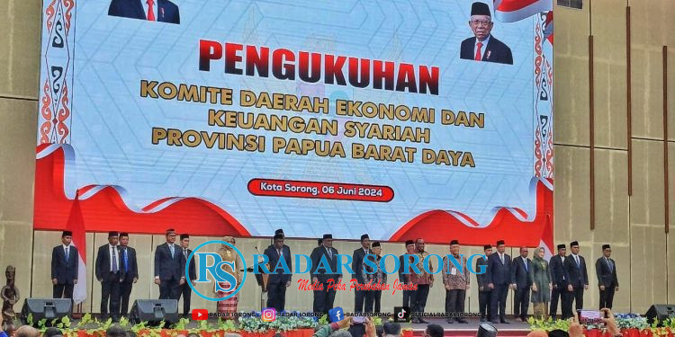 Pengukuhan KDEKS PBD, Wapres RI: Saatnya Provinsi PBD Menggerakkan Potensi Wilayah