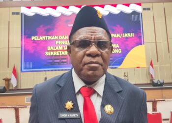 Lantik Yakob Kareth sebagai Sekda Kota Sorong, Pj Wali Septinus: Ini Sesuai Prosedur!