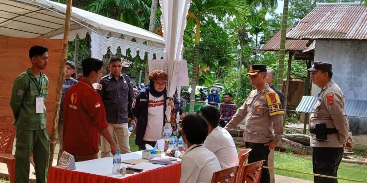 166 Polisi Amankan PSU di 2 TPS Kabupaten Sorong