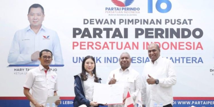Partai Perindo Resmi Dukung Dominggus-Lakotani di Pilgub Papua Barat 2024