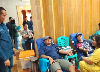 Wujud Bakti Sosial, Pertamina DPPU DEO Sorong Gelar Donor Darah