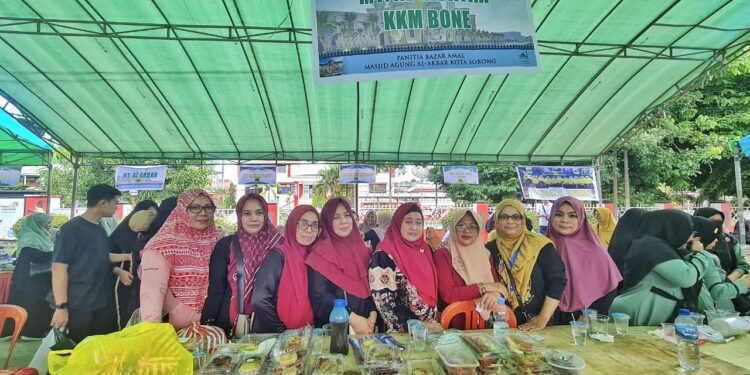 Tahun Baru Islam, KKM BONE Kota Sorong Turut Buka Stand Bazaar Amal Pembangunan Masjid Raya Al Akbar