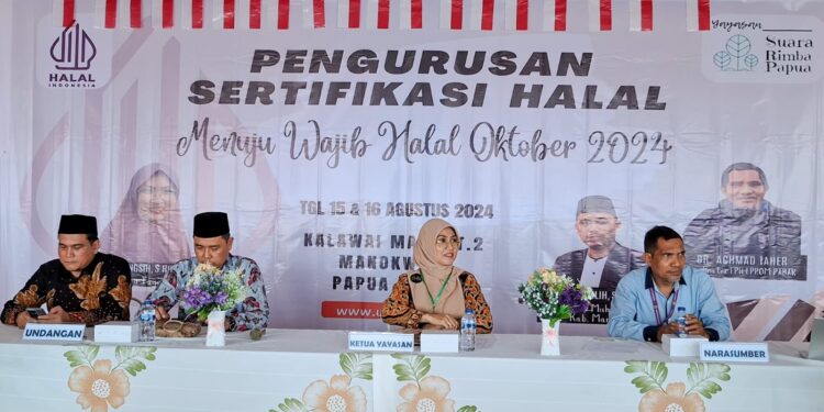 Yayasan Suara Rimba Papua Adakan Pelatihan Pengurusan Sertifikasi Halal