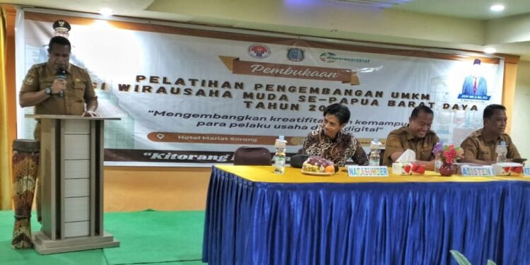 Pemprov PBD Gelar Pelatihan Pengembangan UMKM Wirausaha Muda