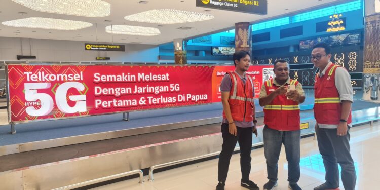 Jadi Operator Pertama, Telkomsel Hadirkan Akses Jaringan 5G di Papua