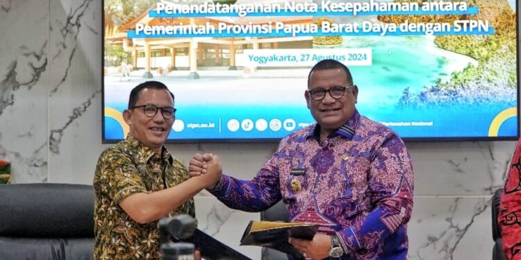 Pemprov PBD Teken Nota Kesepahaman dengan STPN Yogyakarta